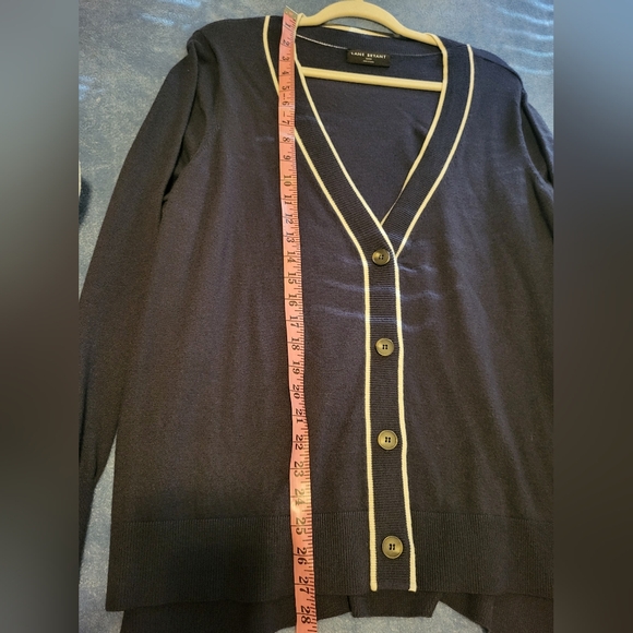 Lane Bryant Navy Button Down Sweater 22/24 - Picture 5 of 7